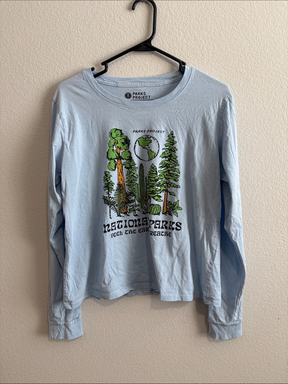 Parks Project Light Blue Long-Sleeve National Parks Graphic Tee